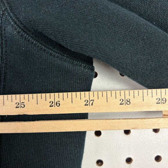 Polo Ralph Lauren Hoodie 2XLT Black Full Zip Waffle Lined Red PONY Fade Jacket - Picture 5 of 7